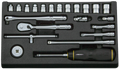1/4"sq. SOCKET WRENCH SET (22pcs.)
