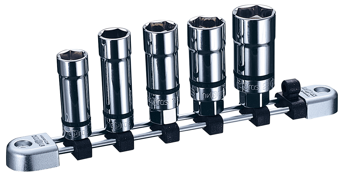 3/8"sq. SPARK PLUG SOCKET WRENCH SET (5pcs.)