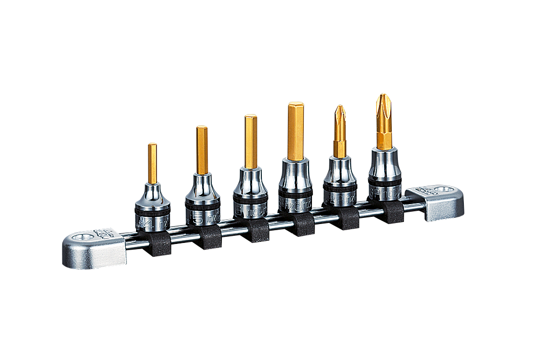 3/8"sq. HEXAGON BIT SOCKET WRENCH SET(6pcs.)